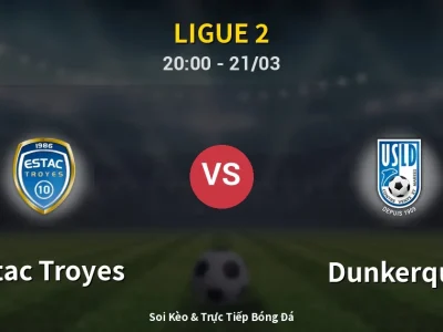 🔴 Trực Tiếp: Estac Troyes 2-1 Dunkerque – Link Xem Ligue 2 (Full HD)