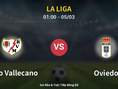 Kết Quả: Rayo Vallecano 3-0 Oviedo – Highlight & Bàn Thắng | La Liga