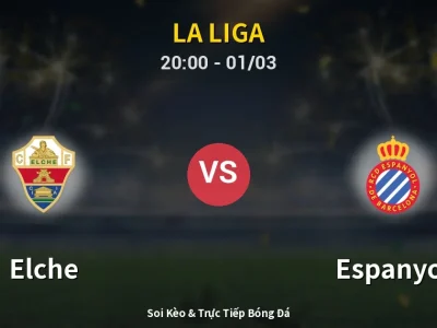 Kết Quả: Elche 2-2 Espanyol – Highlight & Bàn Thắng | La Liga