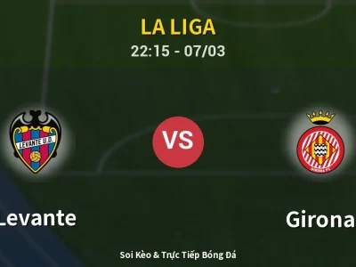 Soi Kèo Levante vs Girona – 22:15 07/03 | Nhận Định, Dự Đoán Tỷ Số