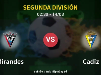 Soi Kèo Mirandes vs Cadiz – 02:30 14/03 | Nhận Định, Dự Đoán Tỷ Số