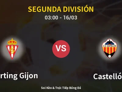 Kết Quả: Sporting Gijon 4-1 Castellón – Highlight & Bàn Thắng | Segunda División