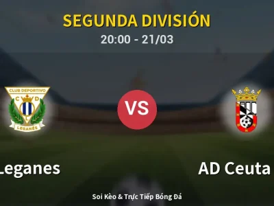 Soi Kèo Leganes vs AD Ceuta FC – 20:00 21/03 | Nhận Định, Dự Đoán Tỷ Số