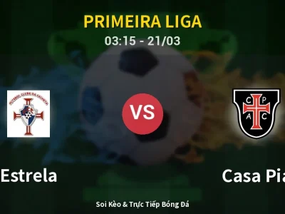 Kết Quả: Estrela 4-0 Casa Pia – Highlight & Bàn Thắng | Primeira Liga