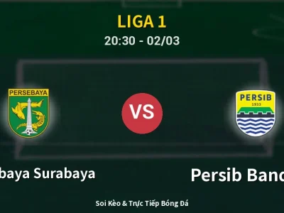 Kết Quả: Persebaya Surabaya 2-2 Persib Bandung – Highlight & Bàn Thắng | Liga 1
