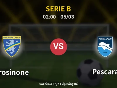 Kết Quả: Frosinone 2-2 Pescara – Highlight & Bàn Thắng | Serie B