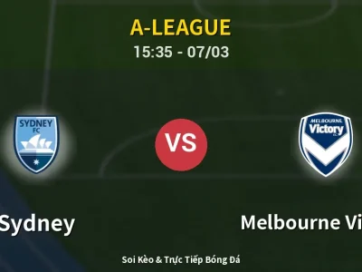 Kết Quả: Sydney 2-2 Melbourne Victory – Highlight & Bàn Thắng | A-League