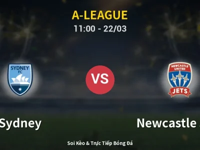 Kết Quả: Sydney 1-2 Newcastle Jets – Highlight & Bàn Thắng | A-League