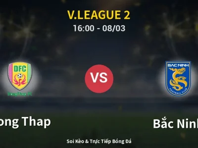 Kết Quả: Dong Thap 0-1 Bắc Ninh – Highlight & Bàn Thắng | V.League 2