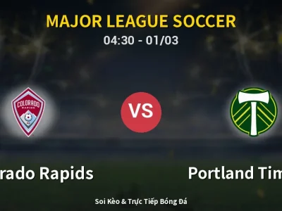 Kết Quả: Colorado Rapids 2-0 Portland Timbers – Highlight & Bàn Thắng | Major League Soccer