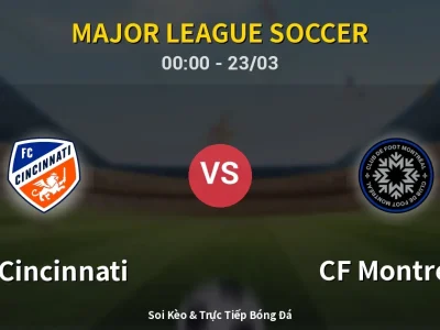 Kết Quả: FC Cincinnati 4-3 CF Montreal – Highlight & Bàn Thắng | Major League Soccer