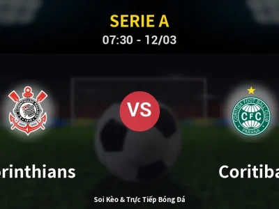 Kết Quả: Corinthians 0-2 Coritiba – Highlight & Bàn Thắng | Serie A
