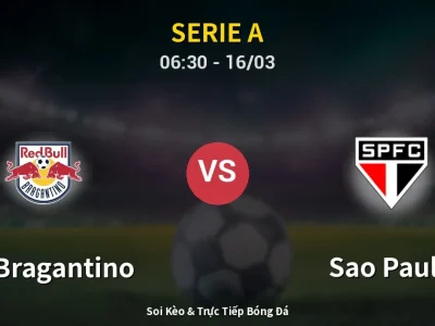Kết Quả: RB Bragantino 1-2 Sao Paulo – Highlight & Bàn Thắng | Serie A