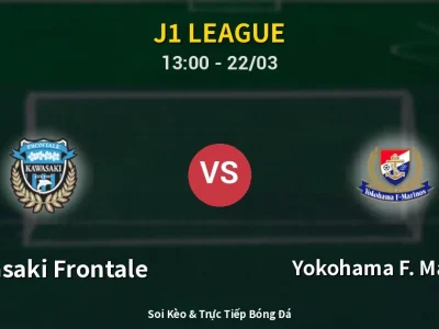 Kết Quả: Kawasaki Frontale 0-5 Yokohama F. Marinos – Highlight & Bàn Thắng | J1 League