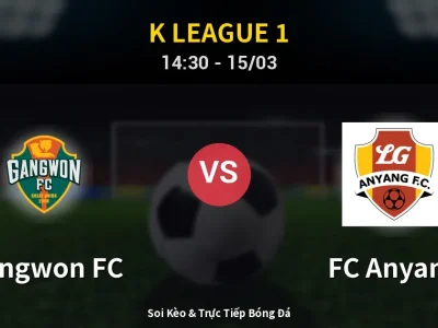 Kết Quả: Gangwon FC 1-1 FC Anyang – Highlight & Bàn Thắng | K League 1