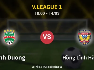Kết Quả: Binh Duong 2-0 Hồng Lĩnh Hà Tĩnh – Highlight & Bàn Thắng | V.League 1