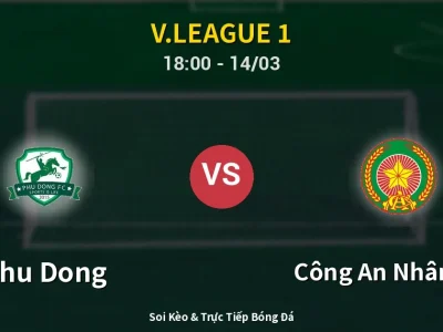 Soi Kèo Phu Dong vs Công An Nhân Dân – 18:00 14/03 | Nhận Định, Dự Đoán Tỷ Số
