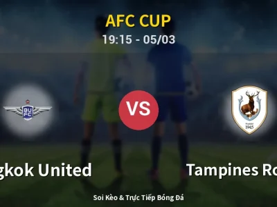 Kết Quả: Bangkok United 2-1 Tampines Rovers – Highlight & Bàn Thắng | AFC Cup