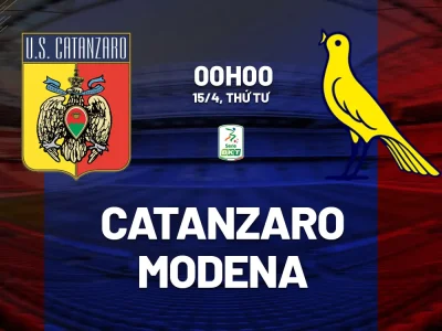 Catanzaro vs Modena: Đại chiến Top 5 Serie B – Ai sẽ chiếm lợi thế Play-off?