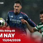 Bùng Nổ Đêm Nay 15/04: Arsenal Đại Chiến Sporting, Bayern - Real Madrid Quyết Đấu Tử Thần! 1