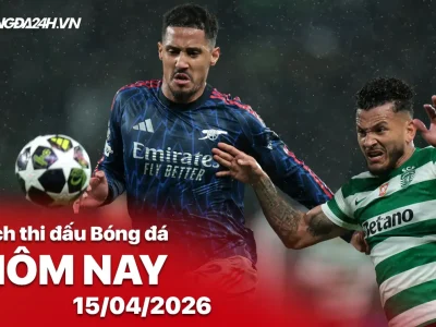 Bùng Nổ Đêm Nay 15/04: Arsenal Đại Chiến Sporting, Bayern – Real Madrid Quyết Đấu Tử Thần!