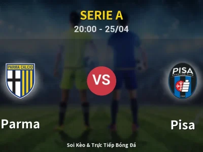 Soi Kèo Parma vs Pisa – 20:00 25/04 | Nhận Định, Dự Đoán Tỷ Số