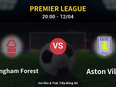 Soi Kèo Nottingham Forest vs Aston Villa – 20:00 12/04 | Nhận Định, Dự Đoán Tỷ Số