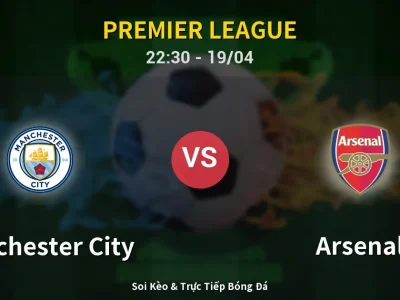 Soi Kèo Manchester City vs Arsenal – 22:30 19/04 | Nhận Định, Dự Đoán Tỷ Số