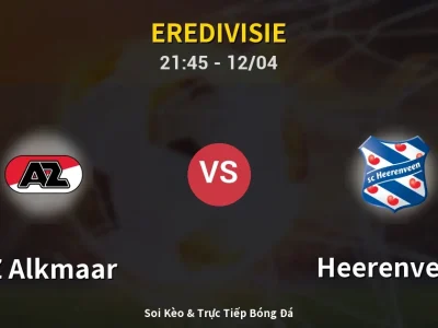 Soi Kèo AZ Alkmaar vs Heerenveen – 21:45 12/04 | Nhận Định, Dự Đoán Tỷ Số
