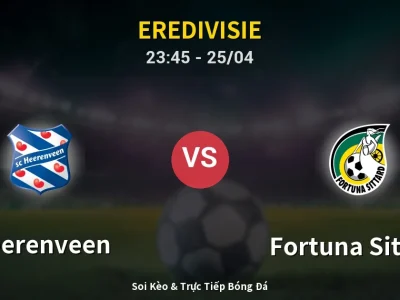 Soi Kèo Heerenveen vs Fortuna Sittard – 23:45 25/04 | Nhận Định, Dự Đoán Tỷ Số
