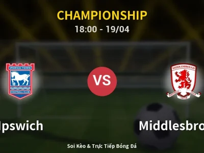 Kết Quả: Ipswich 2-2 Middlesbrough – Highlight & Bàn Thắng | Championship