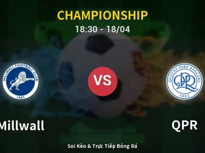 Soi Kèo Millwall vs QPR – 18:30 18/04 | Nhận Định, Dự Đoán Tỷ Số