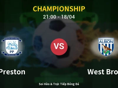 Soi Kèo Preston vs West Brom – 21:00 18/04 | Nhận Định, Dự Đoán Tỷ Số