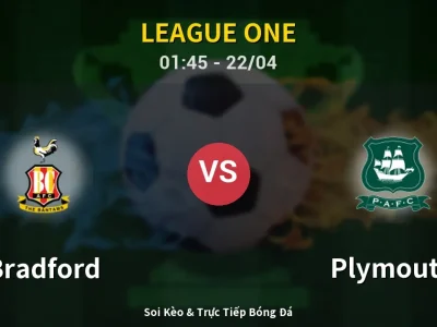Kết Quả: Bradford 1-1 Plymouth – Highlight & Bàn Thắng | League One