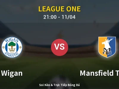 Soi Kèo Wigan vs Mansfield Town – 21:00 11/04 | Nhận Định, Dự Đoán Tỷ Số