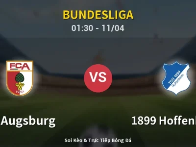 🔴 Trực Tiếp: FC Augsburg 0-0 1899 Hoffenheim – Link Xem Bundesliga (Full HD)