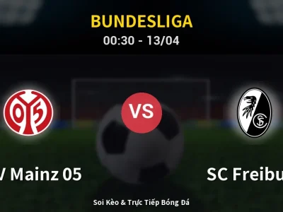 Kết Quả: FSV Mainz 05 0-1 SC Freiburg – Highlight & Bàn Thắng | Bundesliga