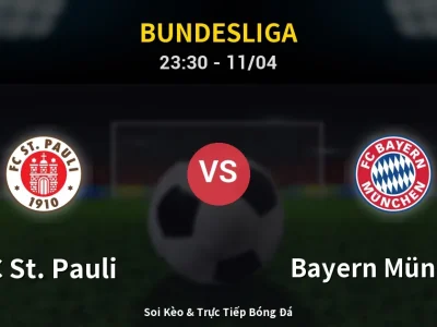 Soi Kèo FC St. Pauli vs Bayern München – 23:30 11/04 | Nhận Định, Dự Đoán Tỷ Số