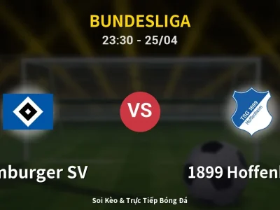 Soi Kèo Hamburger SV vs 1899 Hoffenheim – 23:30 25/04 | Nhận Định, Dự Đoán Tỷ Số