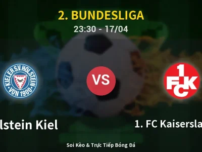Soi Kèo Holstein Kiel vs 1. FC Kaiserslautern – 23:30 17/04 | Nhận Định, Dự Đoán Tỷ Số