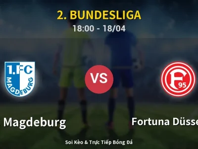 Soi Kèo 1. FC Magdeburg vs Fortuna Düsseldorf – 18:00 18/04 | Nhận Định, Dự Đoán Tỷ Số