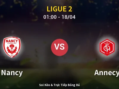 Kết Quả: Nancy 1-5 Annecy – Highlight & Bàn Thắng | Ligue 2