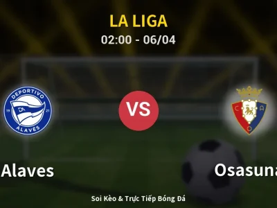 Kết Quả: Alaves 2-2 Osasuna – Highlight & Bàn Thắng | La Liga