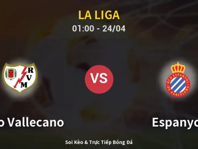 Kết Quả: Rayo Vallecano 1-0 Espanyol – Highlight & Bàn Thắng | La Liga
