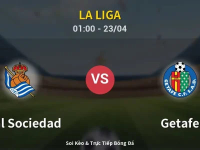 Kết Quả: Real Sociedad 0-1 Getafe – Highlight & Bàn Thắng | La Liga