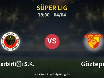 Soi Kèo Gençlerbirliği S.K. vs Göztepe – 18:30 04/04 | Nhận Định, Dự Đoán Tỷ Số