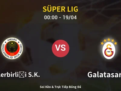 Kết Quả: Gençlerbirliği S.K. 1-2 Galatasaray – Highlight & Bàn Thắng | Süper Lig