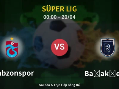 Kết Quả: Trabzonspor 1-1 Başakşehir – Highlight & Bàn Thắng | Süper Lig