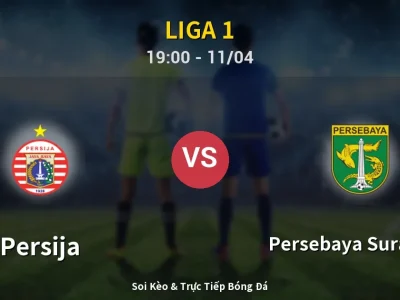 Soi Kèo Persija vs Persebaya Surabaya – 19:00 11/04 | Nhận Định, Dự Đoán Tỷ Số