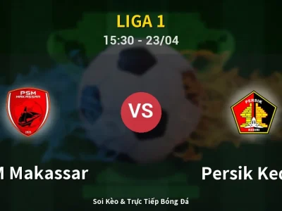 Soi Kèo PSM Makassar vs Persik Kediri – 15:30 23/04 | Nhận Định, Dự Đoán Tỷ Số